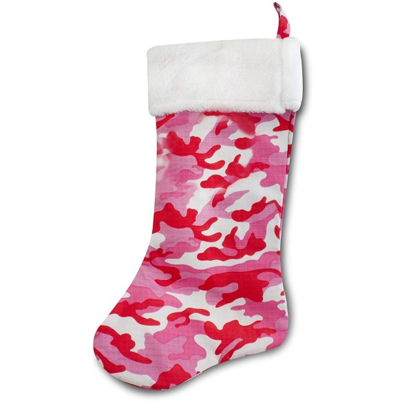 Pink Camouflage Stocking Pocket Polyester