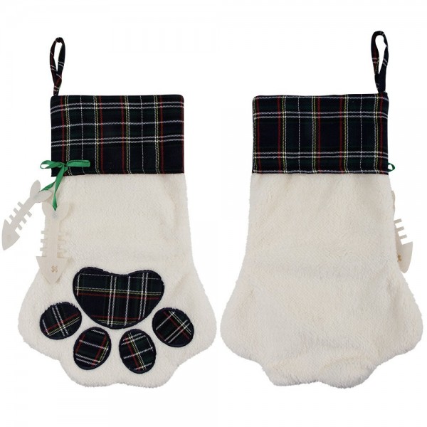Christmas Stockings Gift Candy Pouch Bag Christmas Decoration Cute Dog ...