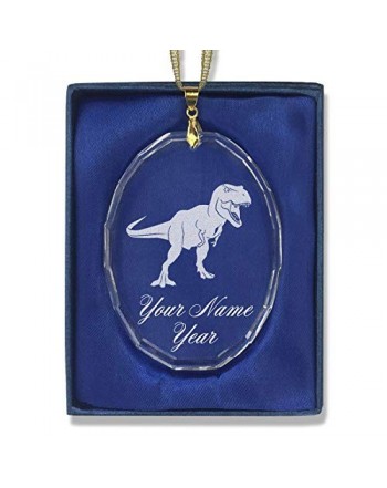 SkunkWerkz Christmas Tyrannosaurus Personalized Engraving