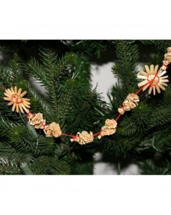 ScandinavianShoppe H1 901 9 Straw Garland Snowflakes