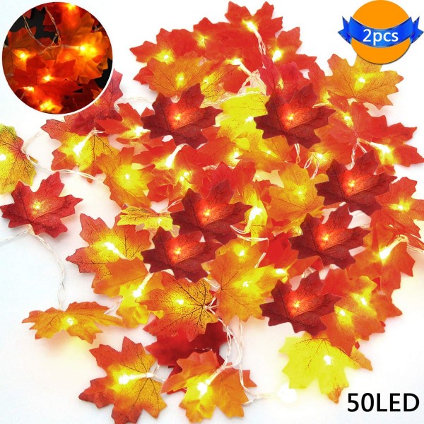 LOCOLO Thanksgiving Decorations Lighted Multicolor