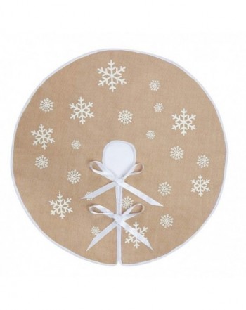 Macting Snowflake Christmas Holiday Burlap