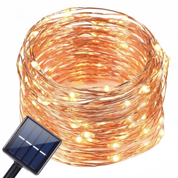 ADLEMI Copper Solar String lights