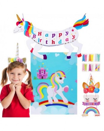 Gooidea Unicorn Birthday Headband Welcome