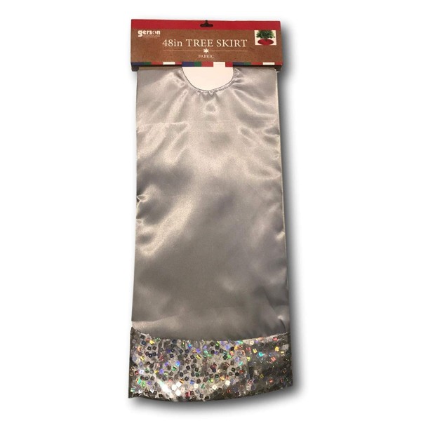 Christmas Hologram Sequin Border Silver