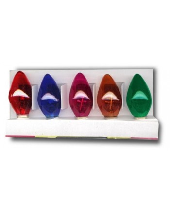 Assorted Multi Colored Blinker Christmas Bulbs