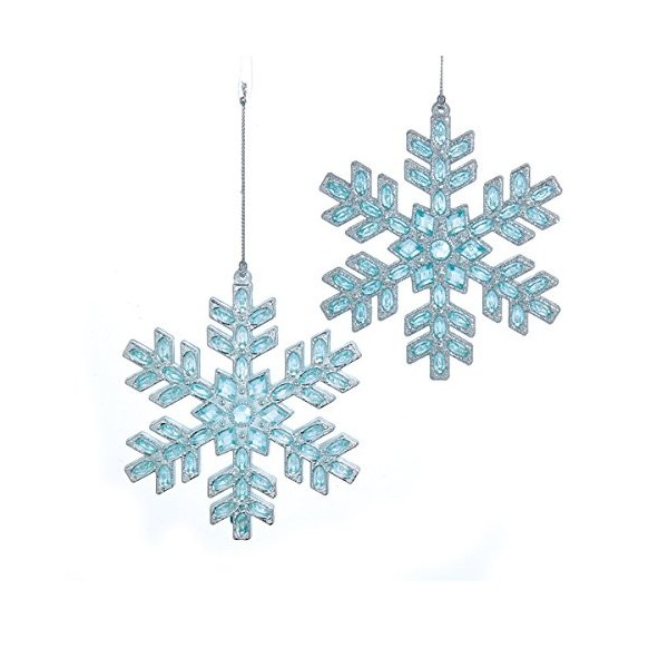 Kurt Adler Snowflake Christmas Ornaments