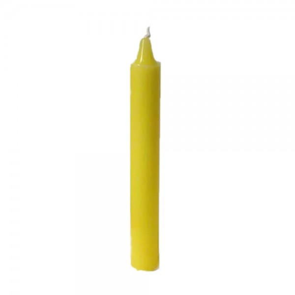 AzureGreen 1429 C6Y Yellow Taper Candles