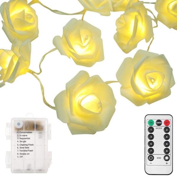 echosari Operated Valentines Decoration Dimmable