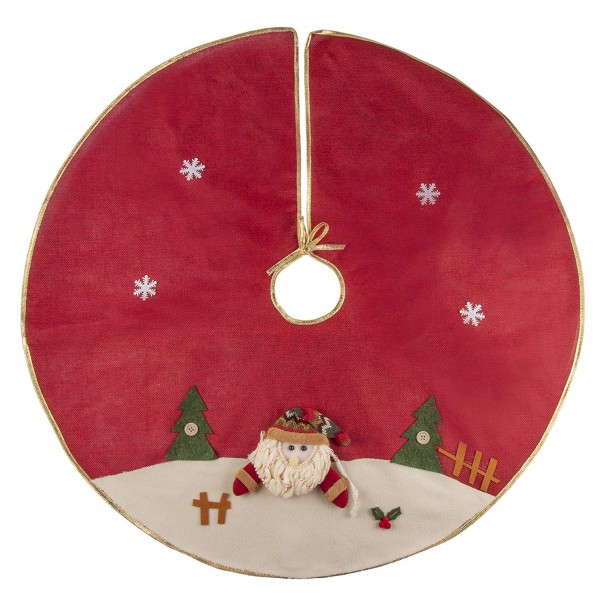 Juvale Red Christmas Tree Skirt