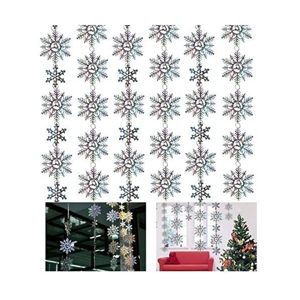 LUOEM Christmas Snowflake Snowflakes Decorations