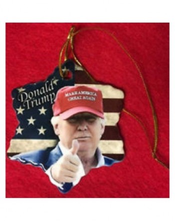 Trump America Porcelain Christmas Ornament