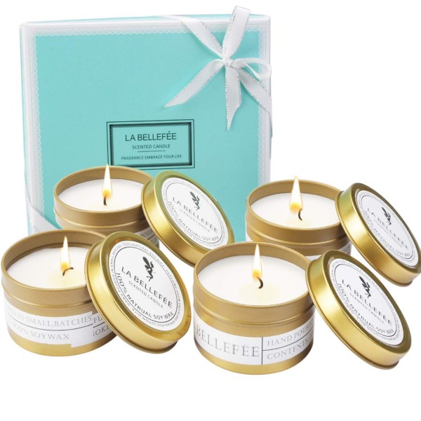 BELLEF E Scented Candles Travel Mediterranean