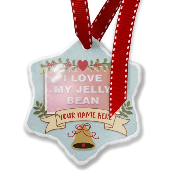 NEONBLOND Custom Border Christmas Ornament