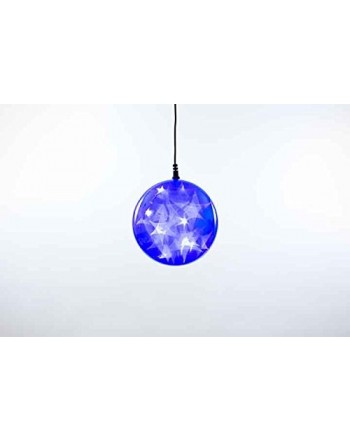 24 Blue LEDs Holographic Starfire