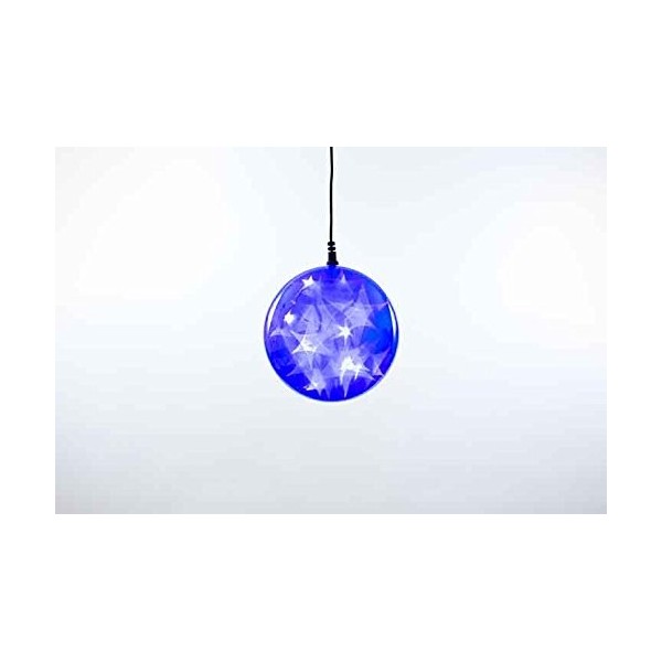 24 Blue LEDs Holographic Starfire