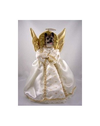 German Shepherd Angel Christmas Topper