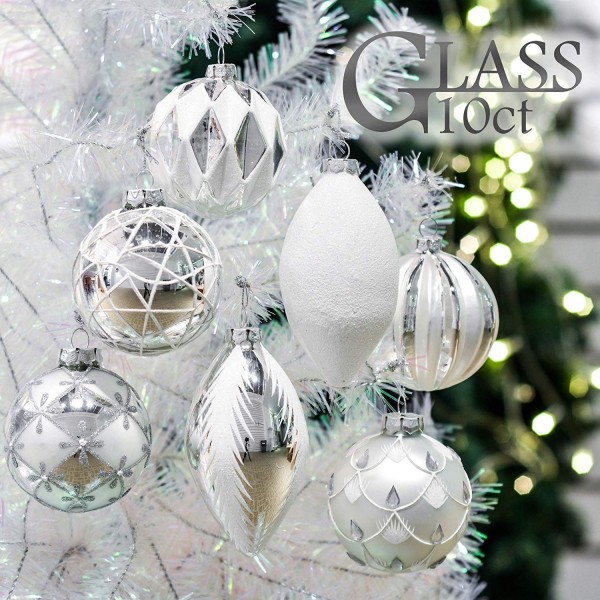 4er Set Christmas Tree Decorations Glass Christmas Bauble Onion Reflex Lauscha 