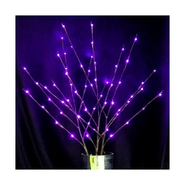 Lighted Branches Purple Plug Adapter