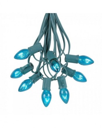 Novelty Lights Teal Christmas Set