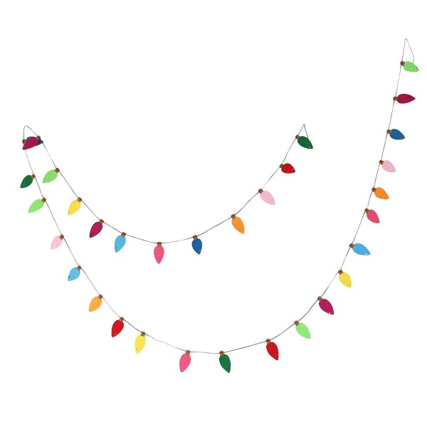 Christmas Rainbow Garlands Decorations Birthday