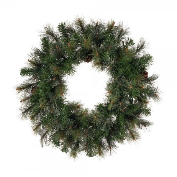 Vickerman Unlit Modesto Artificial Wreath