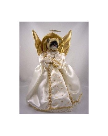 Brown Angel Christmas Tree Topper