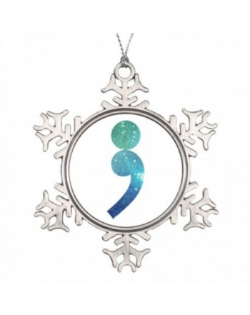 Silently Punctuation Snowflake Ornaments Decoration