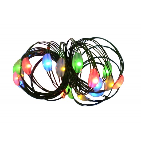 Battery Operated LED Ultra Slim Wire - 9 ft - 36 LEDs - Multicolor ...