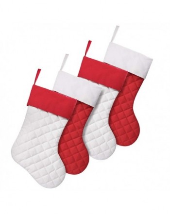 Ivenf Christmas Stockings Quilted Decorations