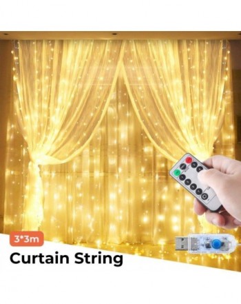 Curtain Powered Twinkle Christmas Decorations