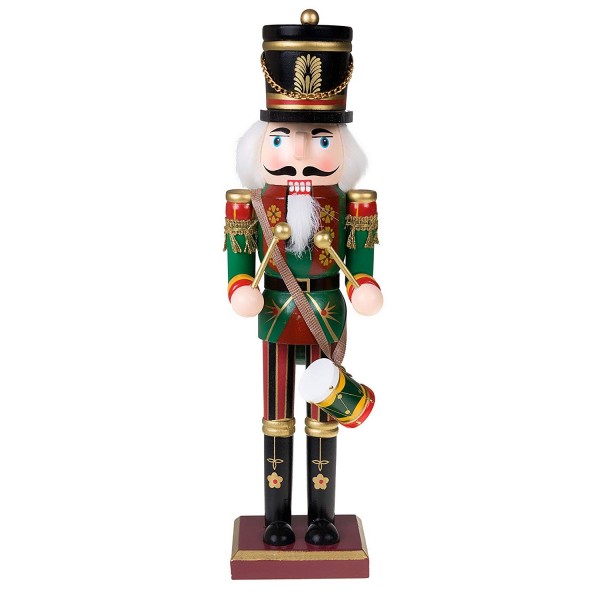 Clever Creations Traditional Nutcracker Collectible