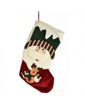 Christmas Stocking Classic Embroidered Holiday