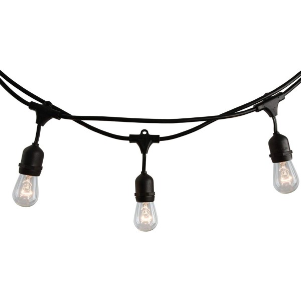 Bulbrite 810006 String10 Black S14KT Incandescent