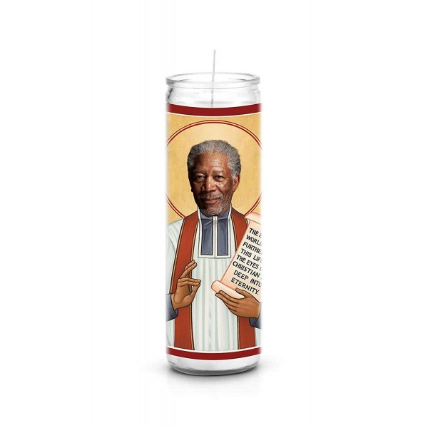 Morgan Freeman Celebrity Prayer Candle