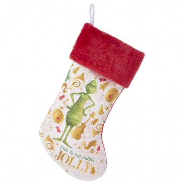 Kurt Adler Grinch Printed Stocking