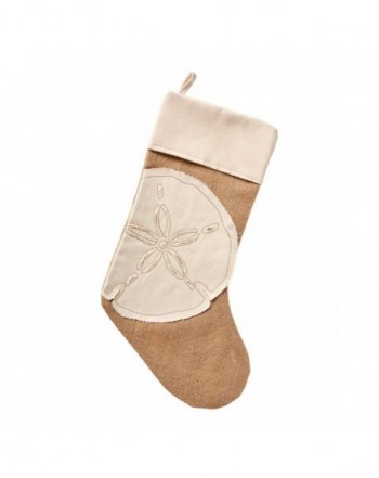 Coastal Appliqued Christmas Holiday Stocking