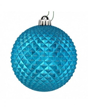 Vickerman 529805 2 75 Turquoise Christmas Ornament
