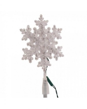 Kurt Adler 10 Light Snowflake Treetop