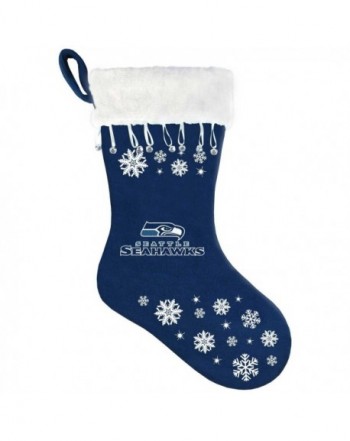 NFL Seattle Seahawks Snowflake Stocking