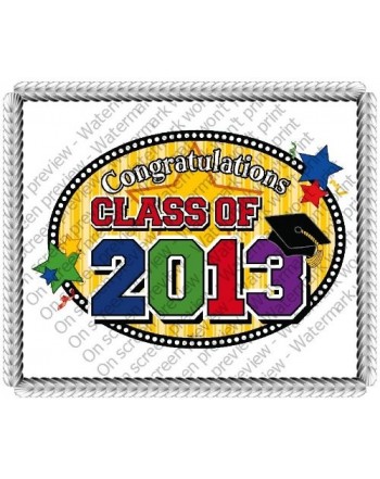 Congratulations Graduation Edible Cupcake Topper