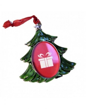 Christmas Enamel Painted Photo Ornament