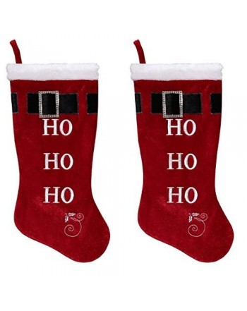 2 Pack 19 inch velvet Christmas Stockings