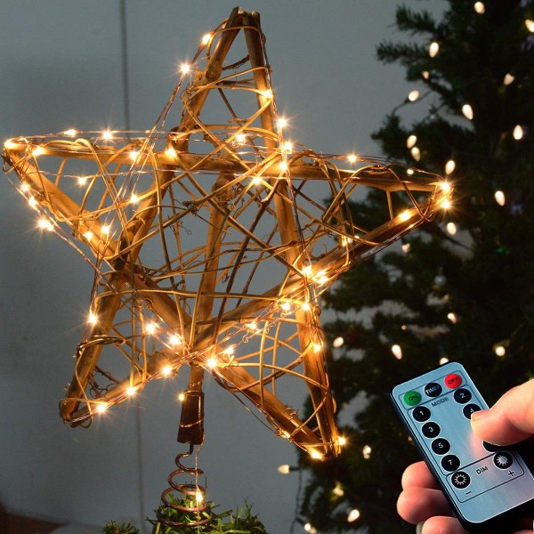 kingleder Christmas Topper Remote Treetop