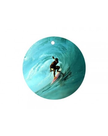 Surfing surfer Ornament porcelain Christmas