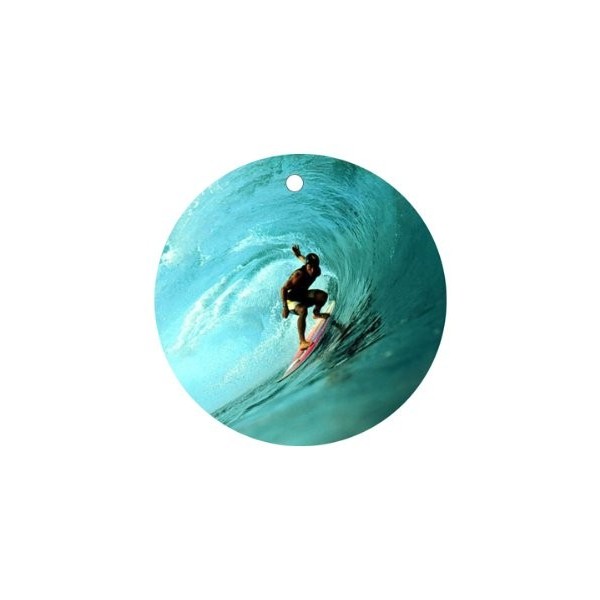 Surfing surfer Ornament porcelain Christmas