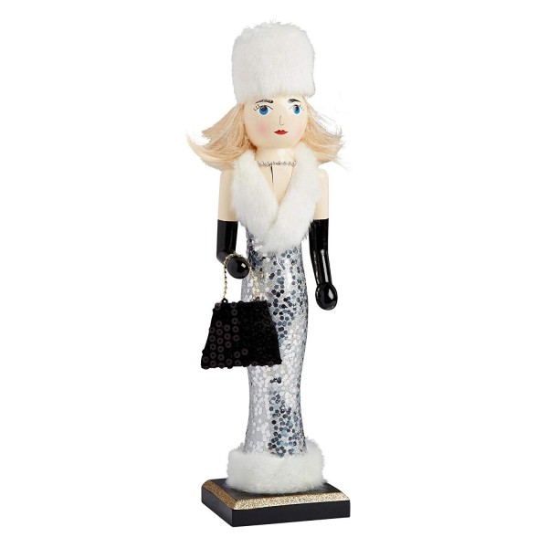 Nantucket Christmas Nutcracker 15 Inch Sequined