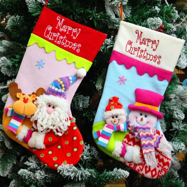Christmas Stockings Reindeer Snowman QY36328AB18