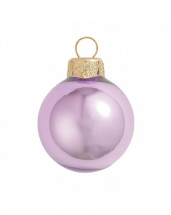Pearl Lavender Purple Christmas Ornaments