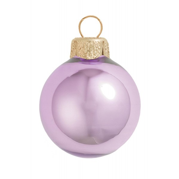 Pearl Lavender Purple Christmas Ornaments